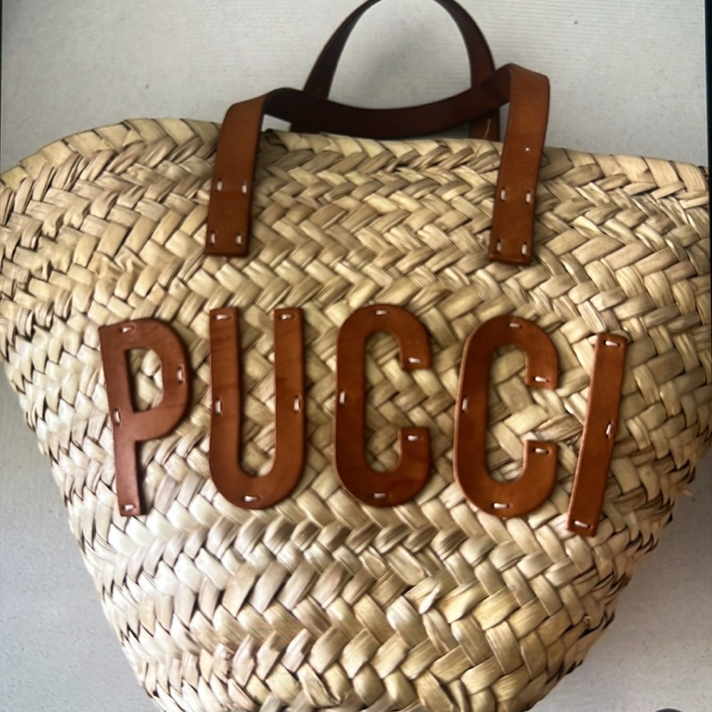 Pucci Straw Tote